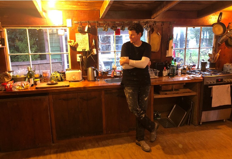 Paul Maseyk at Driving Creek