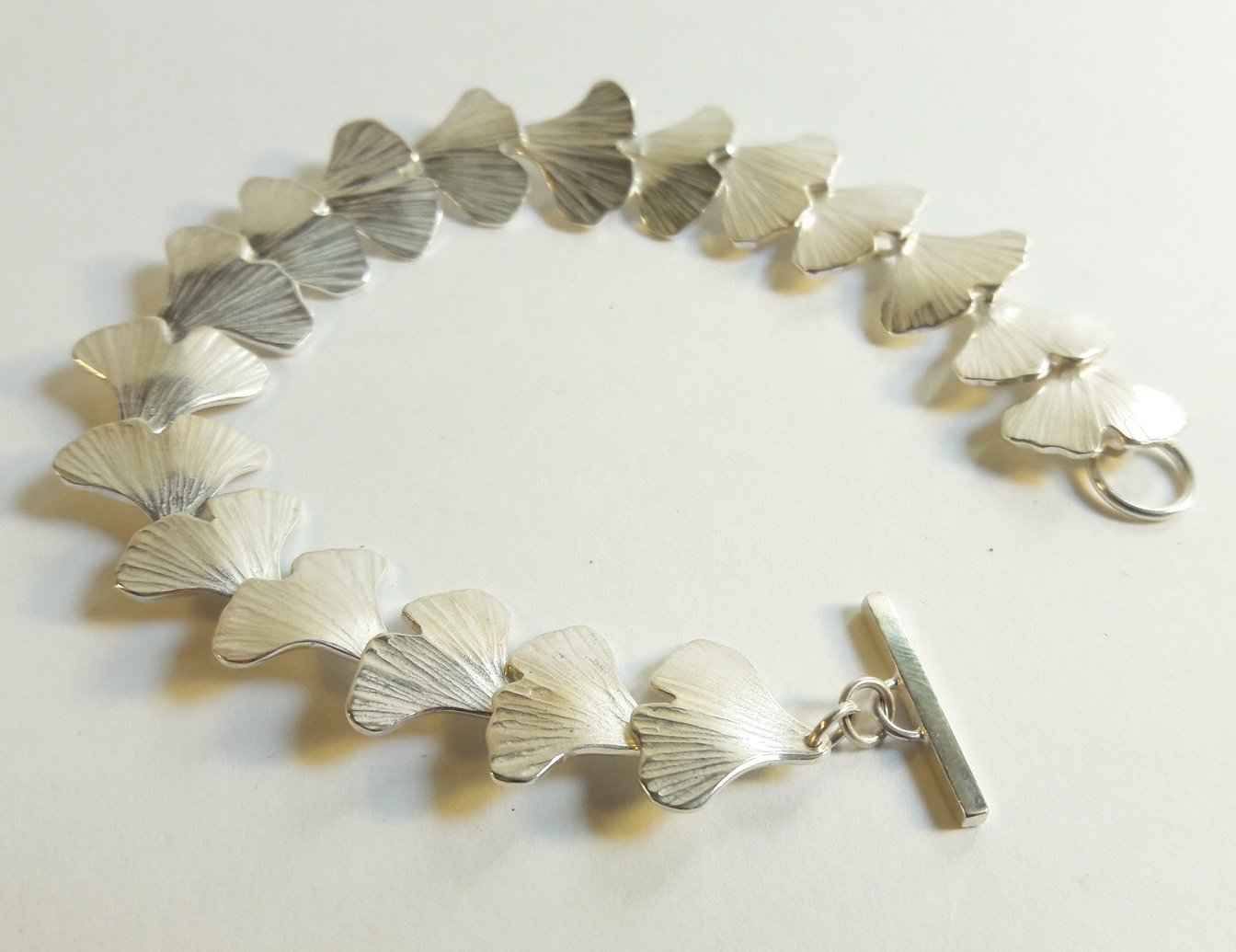 Bracelet online in silver ,Ginkgo