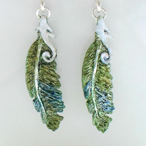 New new arrivals feather earrings